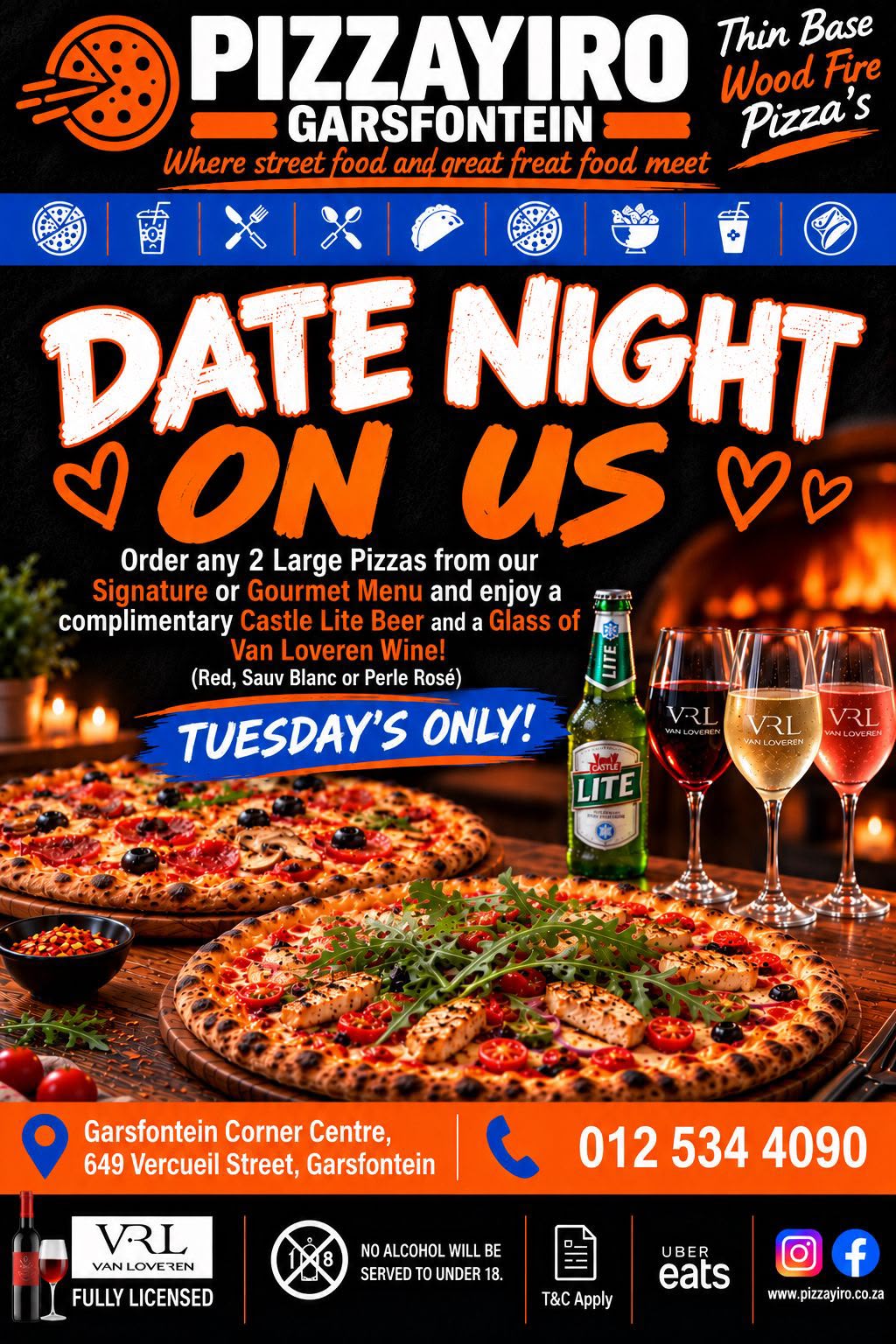 Date Night On Us flyer