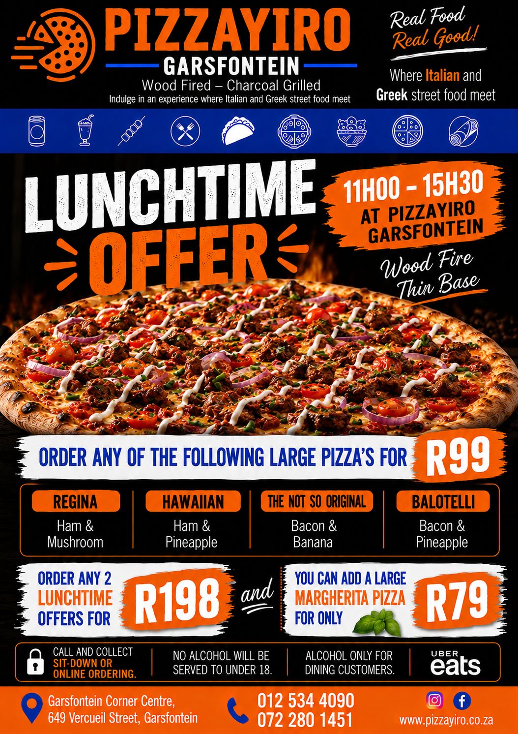 Classic Pizza Lunch Deal flyer