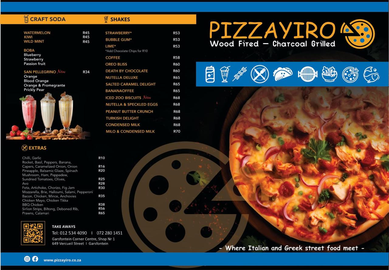 Menu menu page